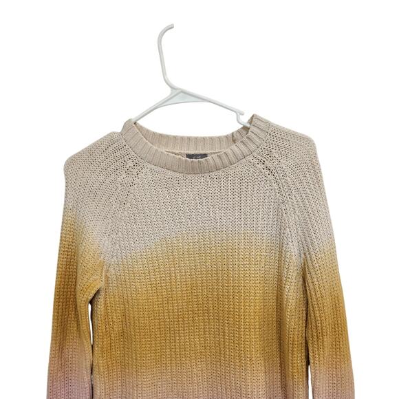 Aerie Ombre Long Sleeve Open Knit Casual Cover Up Pullover Sweater Multicolor XS - Picture 4 of 8